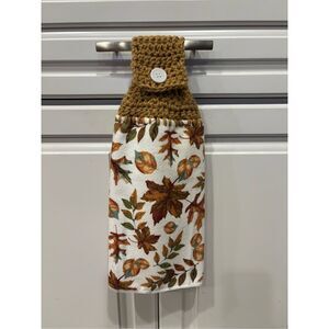 Crochet Top Kitchen-Fall leaves